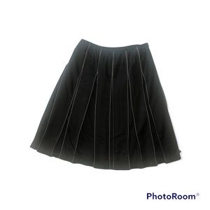 St.John Collection Black Pleated Skirt  10